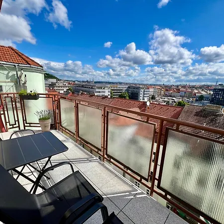 Rooftop View Prag